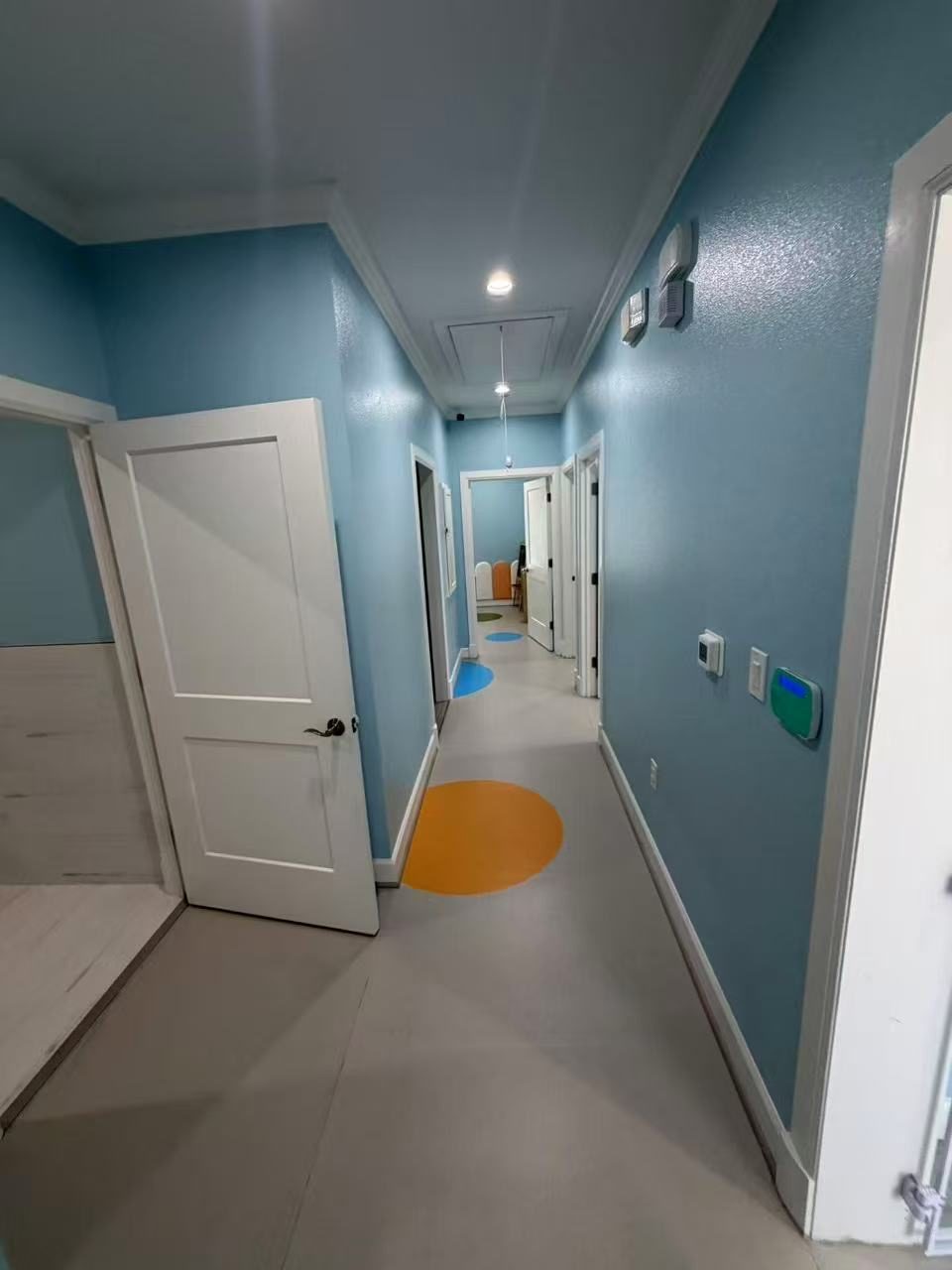 Hallway inside DFW ABA Center Frisco
